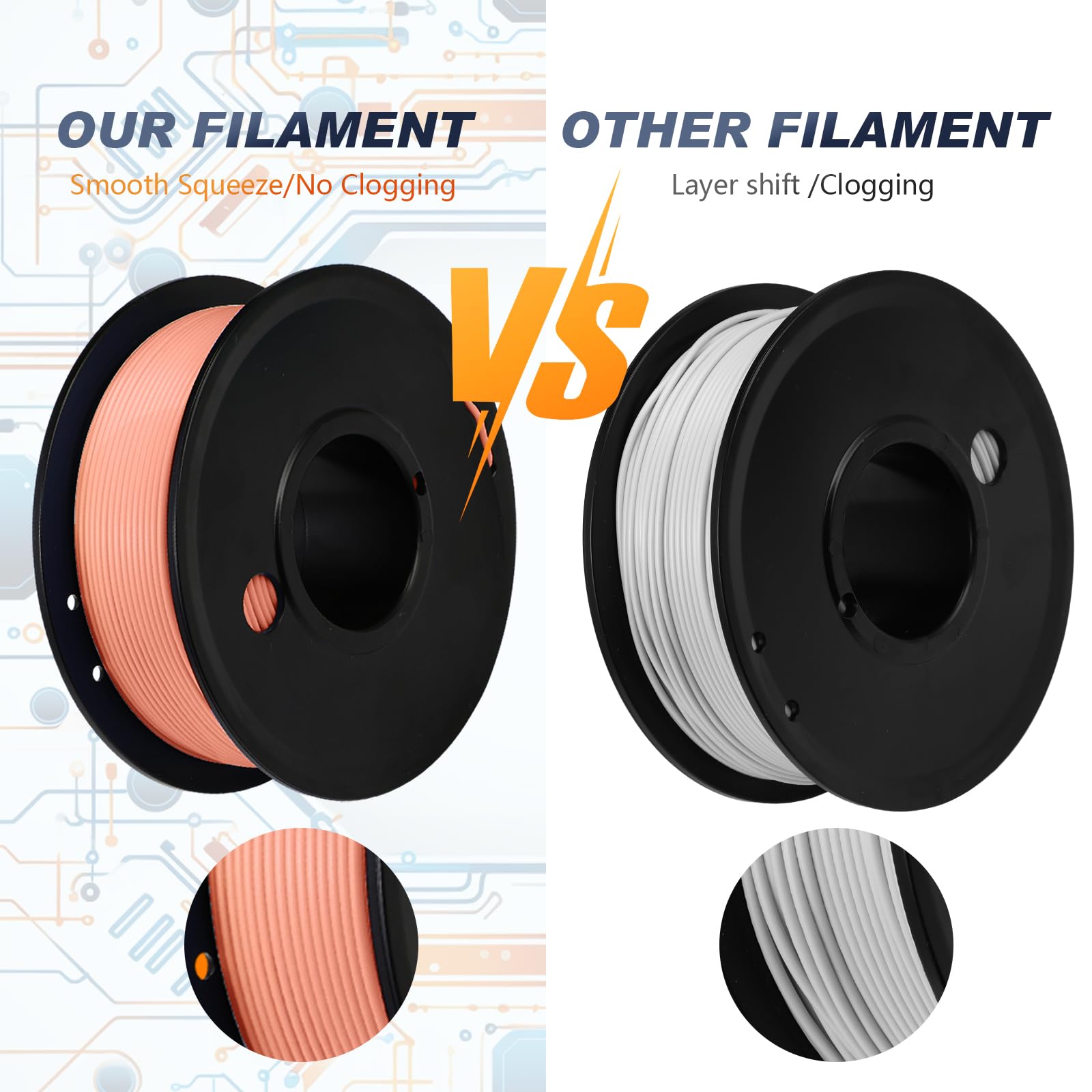Foto 3 pulgar | Filamento Pangda Multicolor Pla Para Impresora 3d  1 75 Mm Y 1 5 Kg - Venta Internacional.