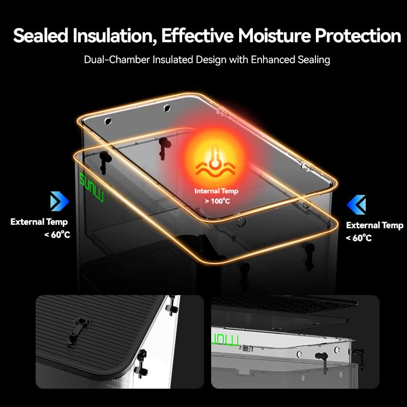 Foto 6 pulgar | Caja Secadora De Filamentos Sunlu Filadryer E2 Hasta 110 °c - Venta Internacional.