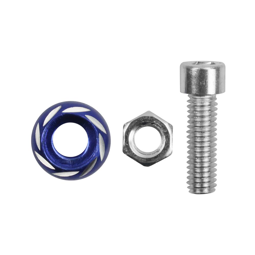 Foto 1 | Tornillo Decorativo Circular Placa Azul Set