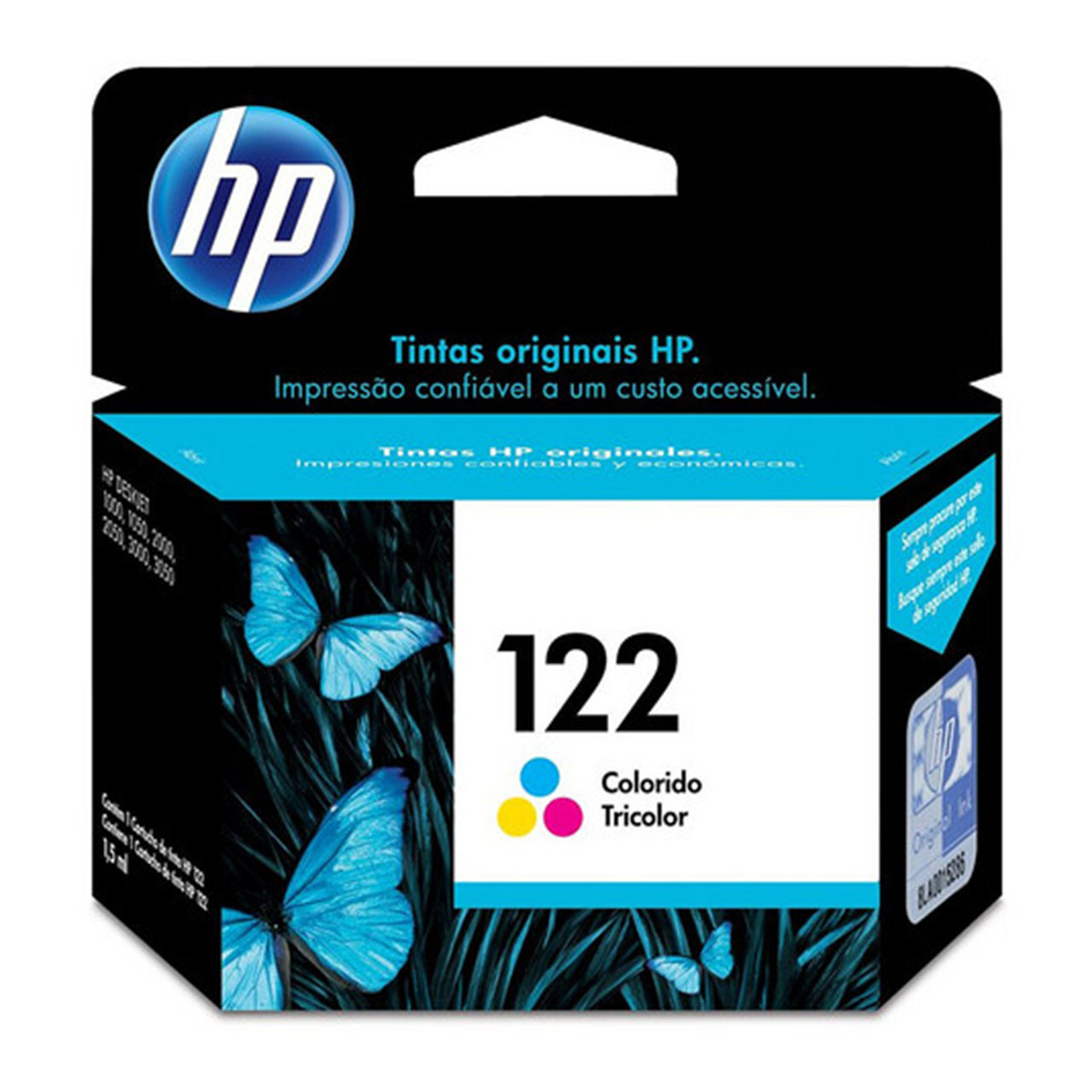 Foto 1 | Cartucho de tinta HP 122 Tricolor Original (CH562HL)