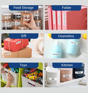 Foto 4 | Papel Para Etiquetas Phomemo D30, Adhesivo Térmico, Blanco, 160 Etiquetas - Venta Internacional.