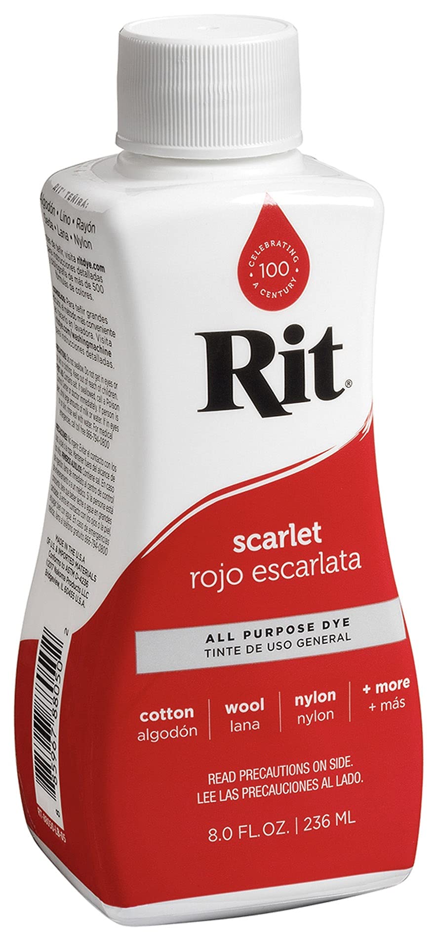 Foto 3 pulgar | Tinte Para Telas Rit Scarlet Liquid 240 Ml, Paquete De 1 - Venta Internacional.