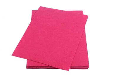 Foto 1 | Sábanas De Fieltro Yycraft, Rígidas, 23 Cm X 31 Cm, 2 Mm De Grosor, Color Rosa Intenso, Paquete De 12 - Venta Inte