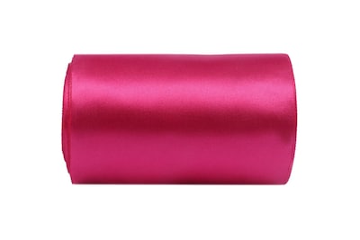 Foto 1 | Cinta De Satén Yycraft, Bobina De Tela De 7,5 Cm De Ancho, 40 M, Rosa Intenso - Venta Internacional.