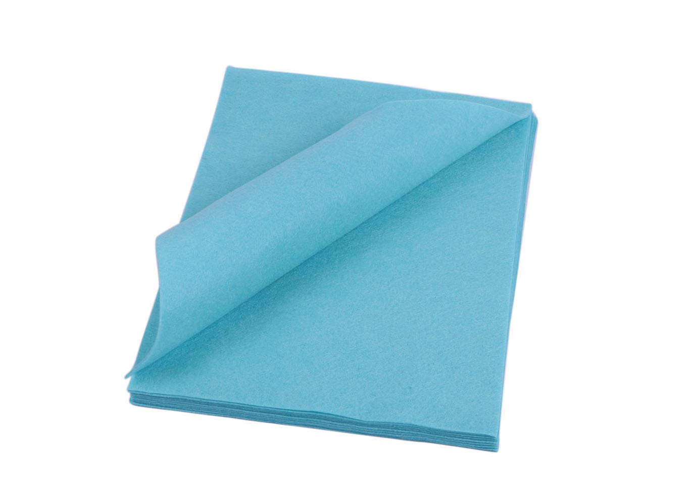 Sábanas De Fieltro Yycraft Craft Soft De 23 Cm X 31 Cm, Paquete De 24 Unidades, Color Aguamarina - Venta Internacional.