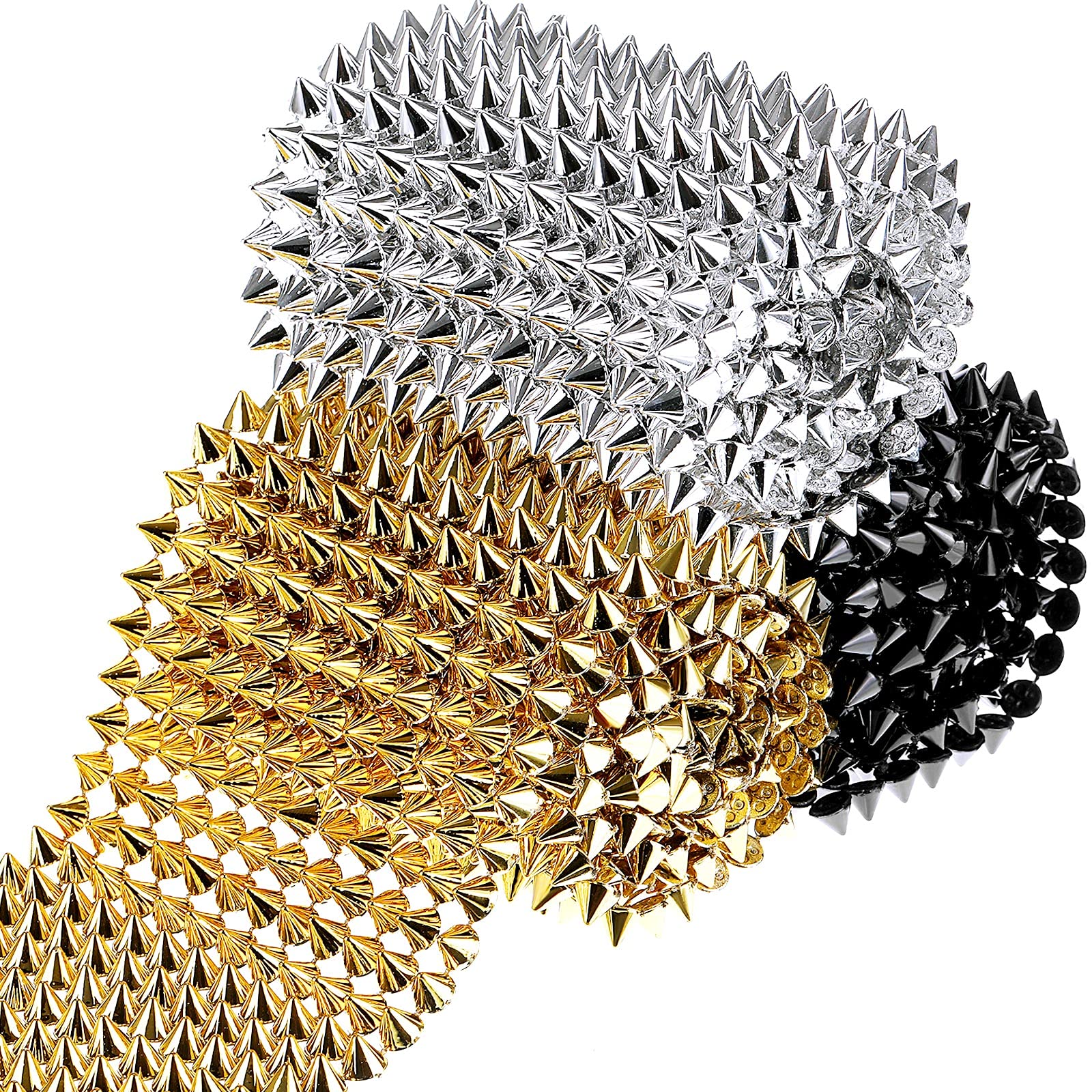 Cuenta Con Remaches De Malla Con Ribete Punk Para Ropa Waydress - Venta Internacional.