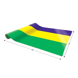 Foto 2 | Rollo De Mesa Beistle Mardi Gras De Plástico De 40 X 30 M - Venta Internacional.