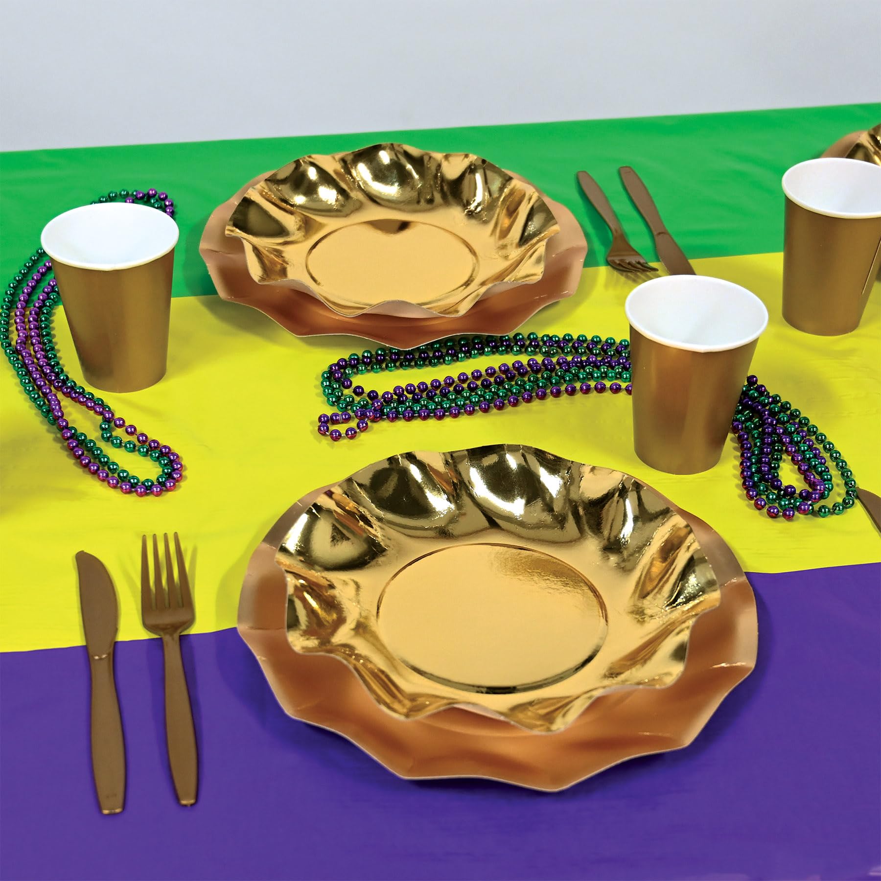 Foto 5 pulgar | Rollo De Mesa Beistle Mardi Gras De Plástico De 40 X 30 M - Venta Internacional.