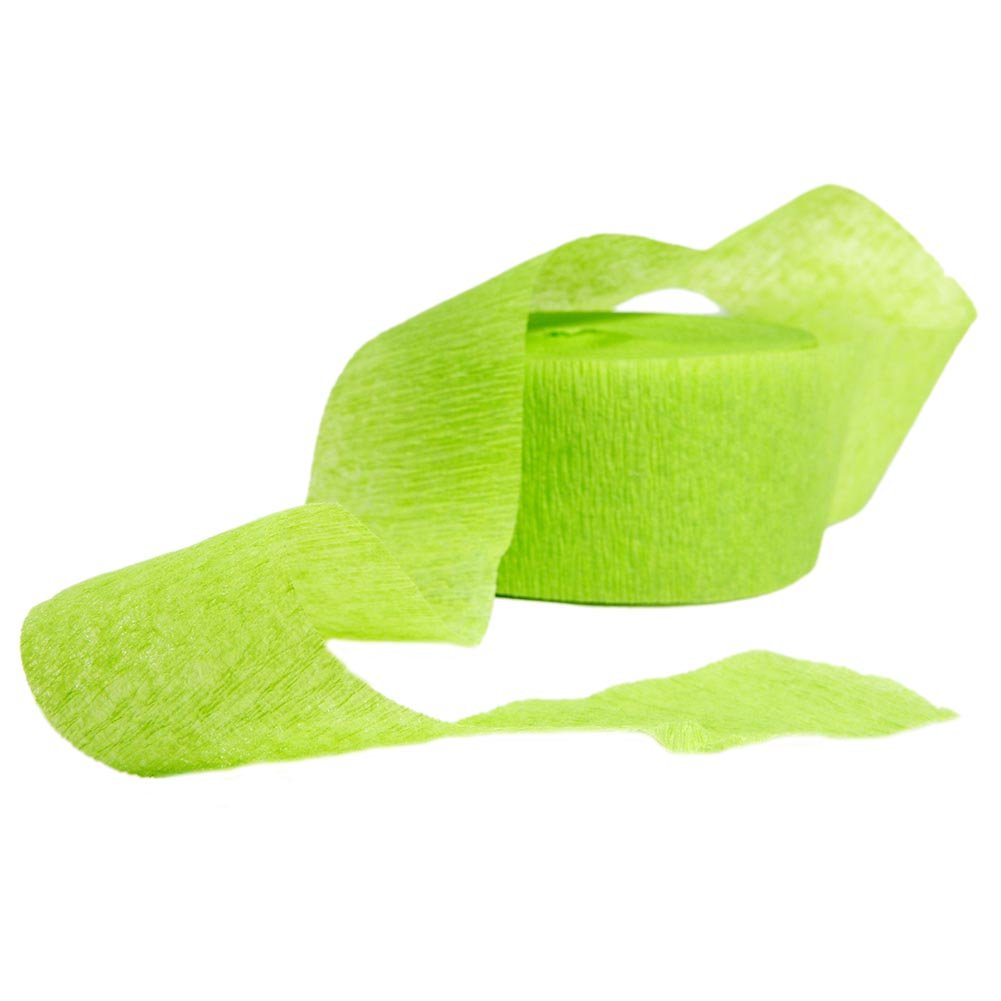 Foto 4 pulgar | Papel Crepé Streamer Unique Premium, Color Verde Lima, 25 M - Venta Internacional.
