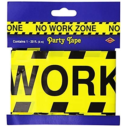 Foto 3 pulgar | Cinta Adhesiva Para Fiestas Party Accessory Beistle No Work Zone (1 Unidad) - Venta Internacional.