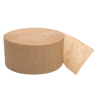 Foto 1 | Rollo De Papel Crepé Con Forma De Serpentina Dorada De 24,7 M, Para Fiestas Únicas, Paquete De 1 Unidad - Venta