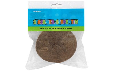 Foto 3 | Rollo De Papel Crepé Con Forma De Serpentina Dorada De 24,7 M, Para Fiestas Únicas, Paquete De 1 Unidad - Venta