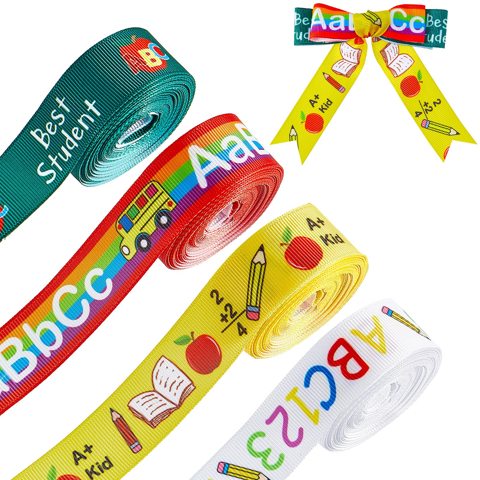 Foto 2 pulgar | Cintas De Grogrén Willbond Para El Regreso A Clases, 20 Yardas, 4 Estilos - Venta Internacional.