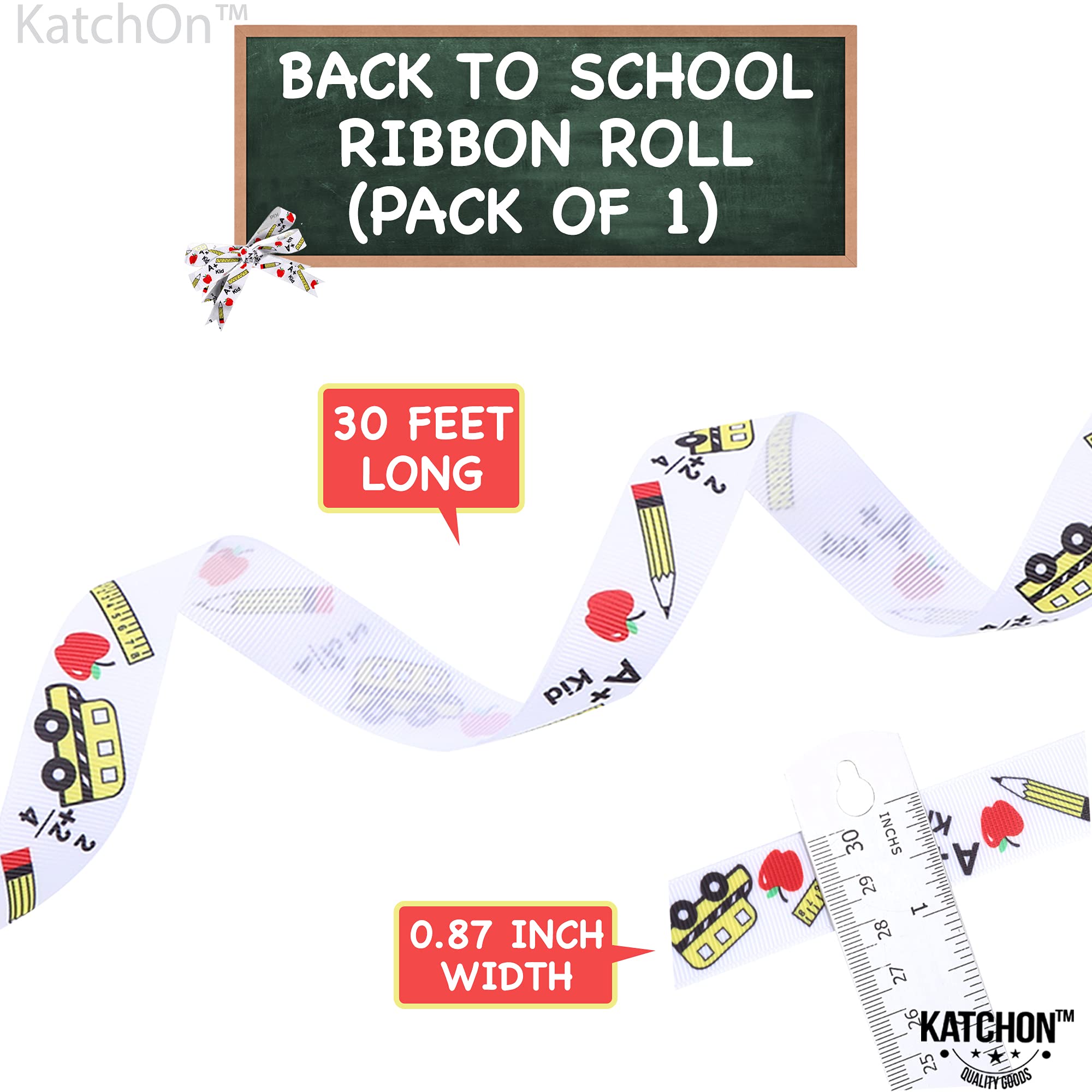 Foto 4 pulgar | Ribbon Katchon Back To School, 10 Yardas, Para Manualidades - Venta Internacional.