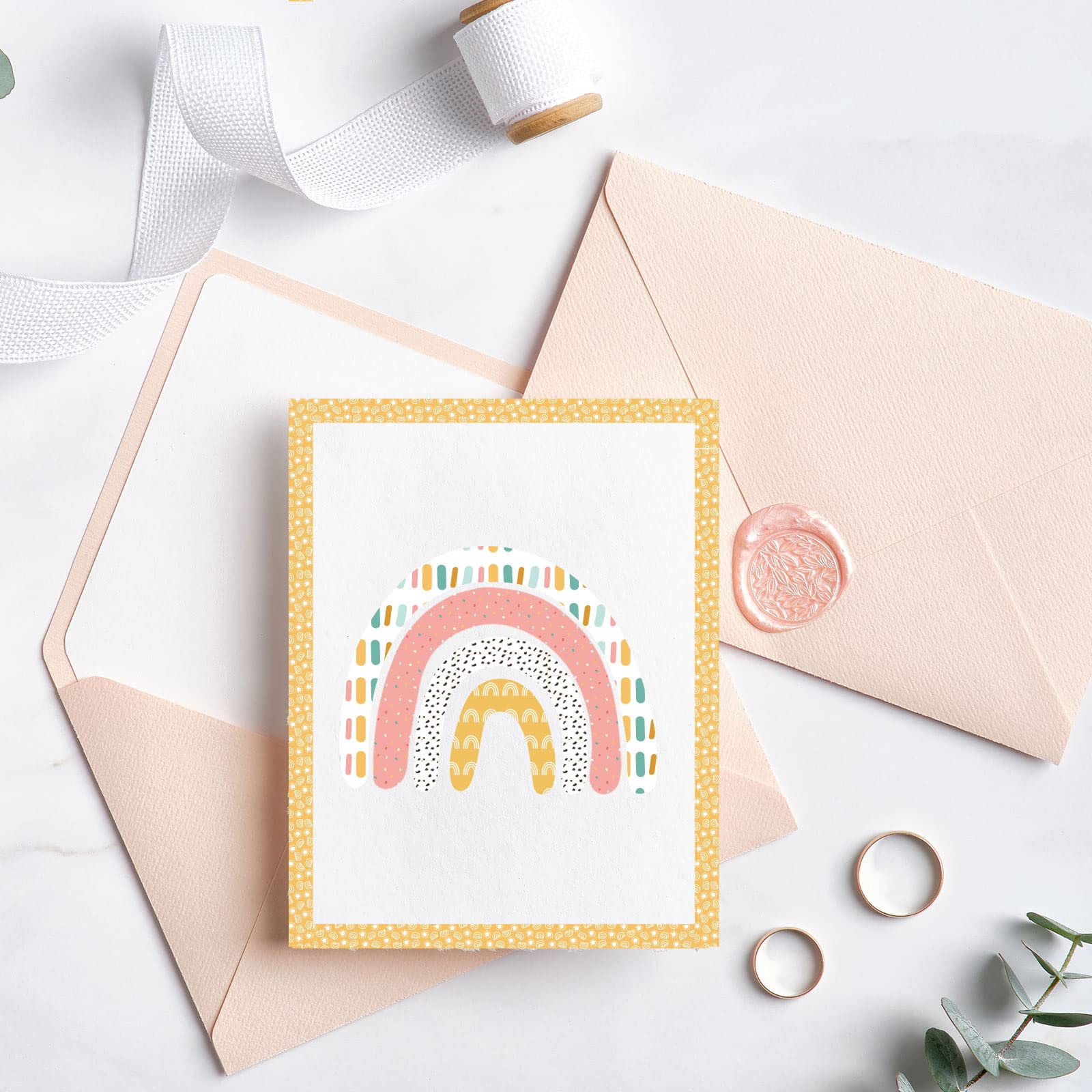Foto 8 pulgar | Washi Tapes Whaline Boho Rainbow Sun De 1,5 Cm X 5 M, 12 Rollos - Venta Internacional.