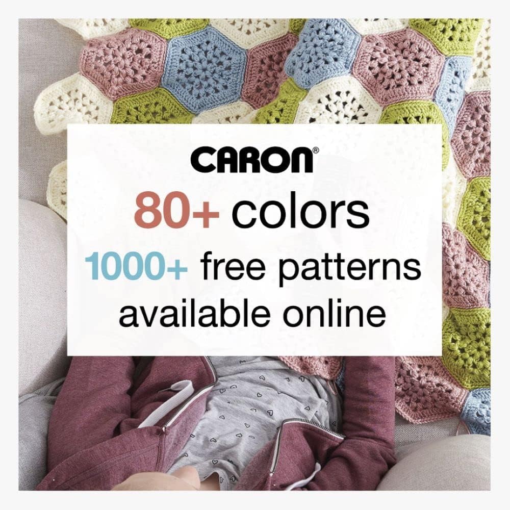 Foto 7 pulgar | Yarn Caron Simply Soft Party  Color Verde Azulado Brillante  85 G - Venta Internacional.
