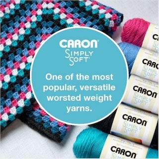Foto 4 | Yarn Caron Simply Soft Party H97par0006 85 G Estambre Morado - Venta Internacional.