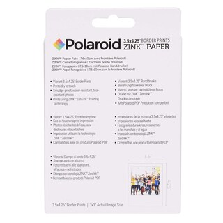 Foto 3 | Papel Zincado Polaroid Premium De 3.5 X 4.25 Pulgadas, 80 Hojas Y Pegatinas - Venta Internacional.