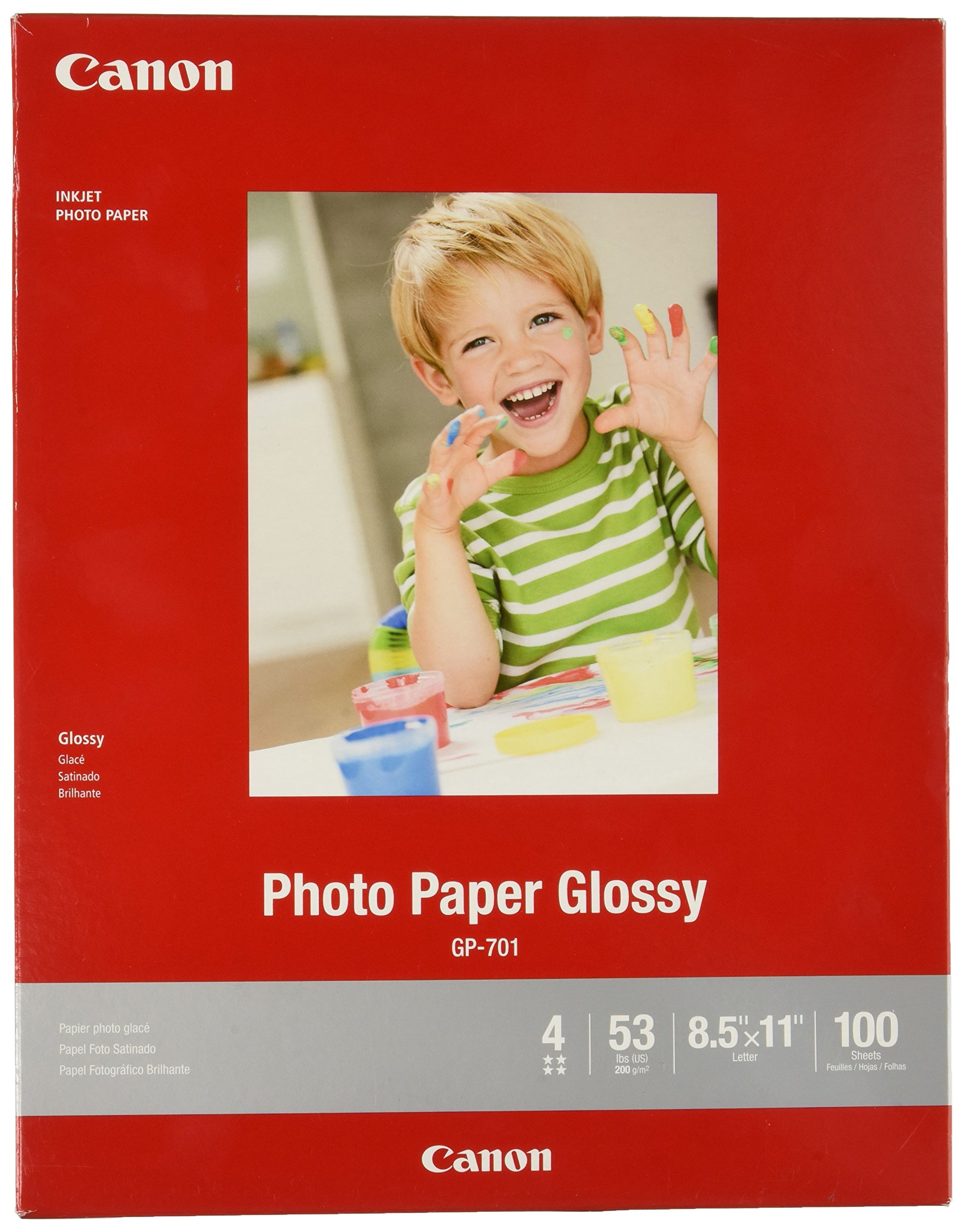 Papel Fotográfico Canon Glossy 8.5 X 11 100 Hojas (1433c004) - Venta Internacional.