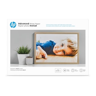 Foto 1 | Papel Fotográfico Hp Advanced Glossy 13x19 Cm, 20 Hojas Cr696a - Venta Internacional.