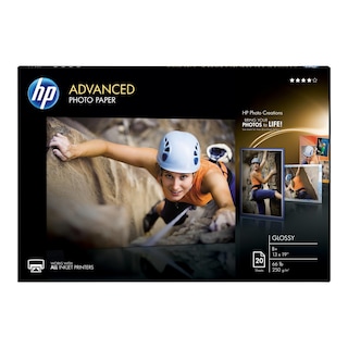 Foto 4 | Papel Fotográfico Hp Advanced Glossy 13x19 Cm, 20 Hojas Cr696a - Venta Internacional.