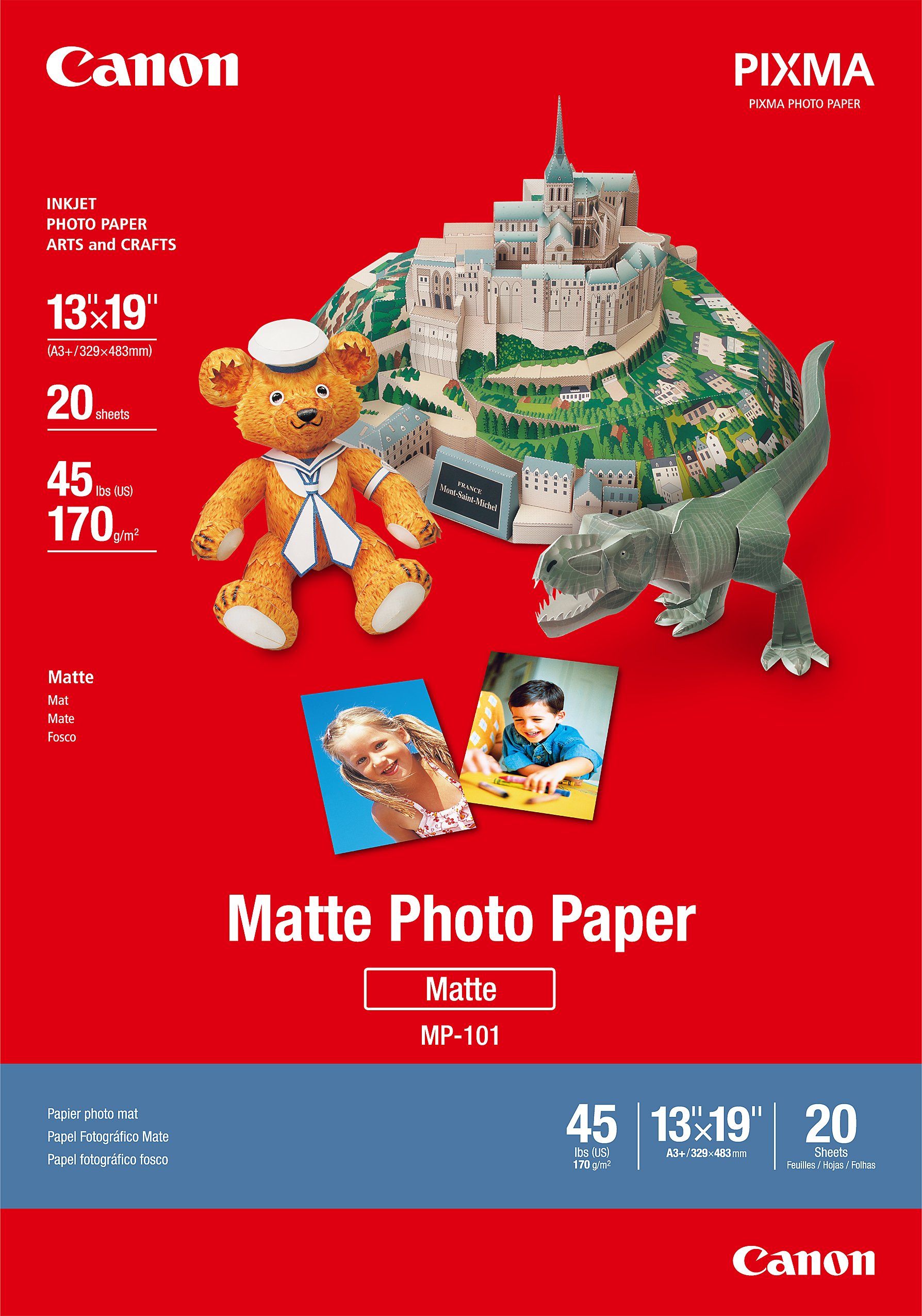 Papel Fotográfico Canon 7981a011 Mate 13 X 19 Pulgadas, 20 Hojas - Venta Internacional.