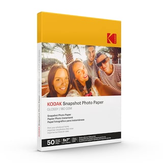 Foto 1 | Papel Fotográfico Kodak Glossy De 13 X 18 Cm (5 X 7 Pulgadas), 180 G/m², 50 Hojas - Venta Internacional.