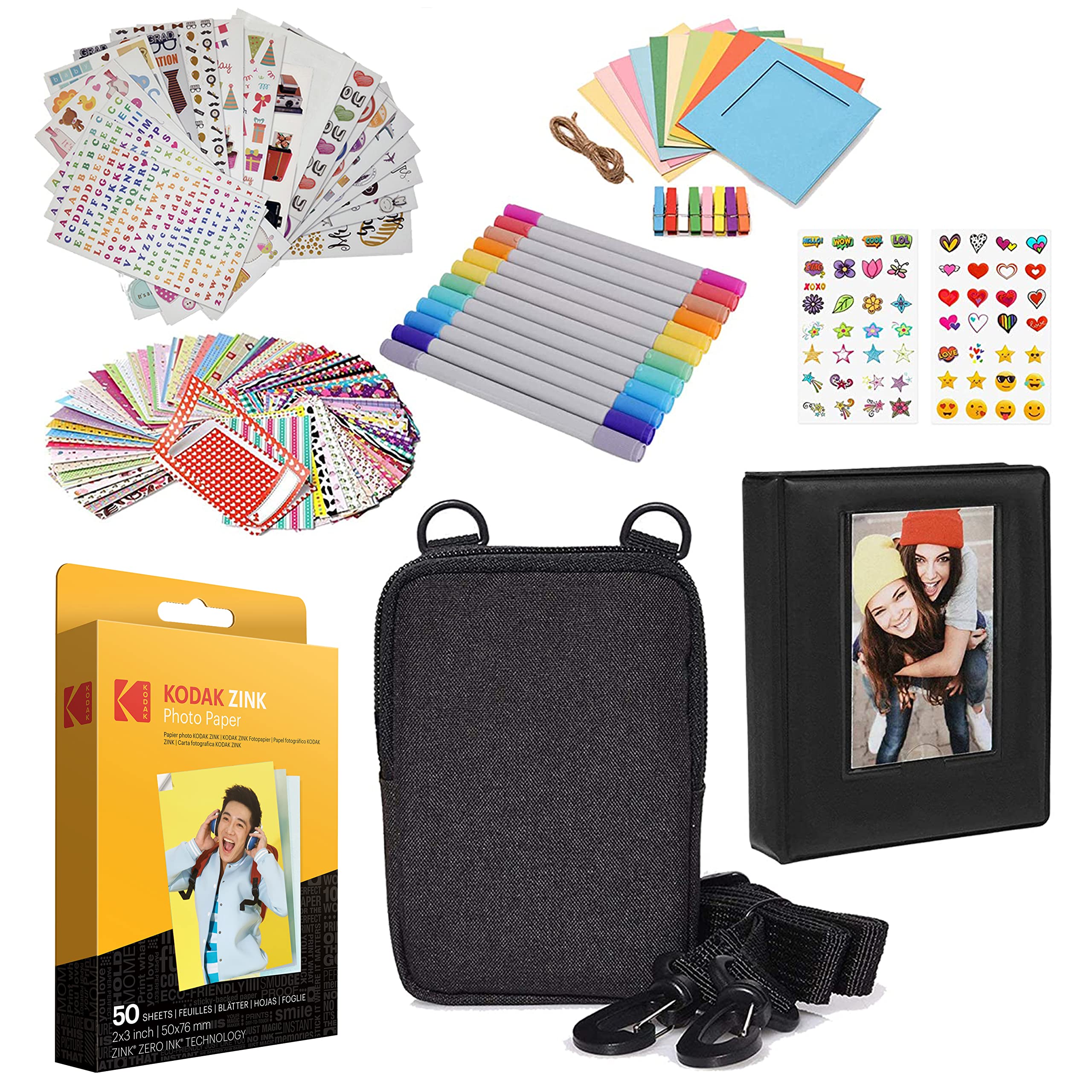 Papel Fotográfico Kodak 2x3 Premium Zink, Paquete De 50 Con Kit De Accesorios - Venta Internacional.