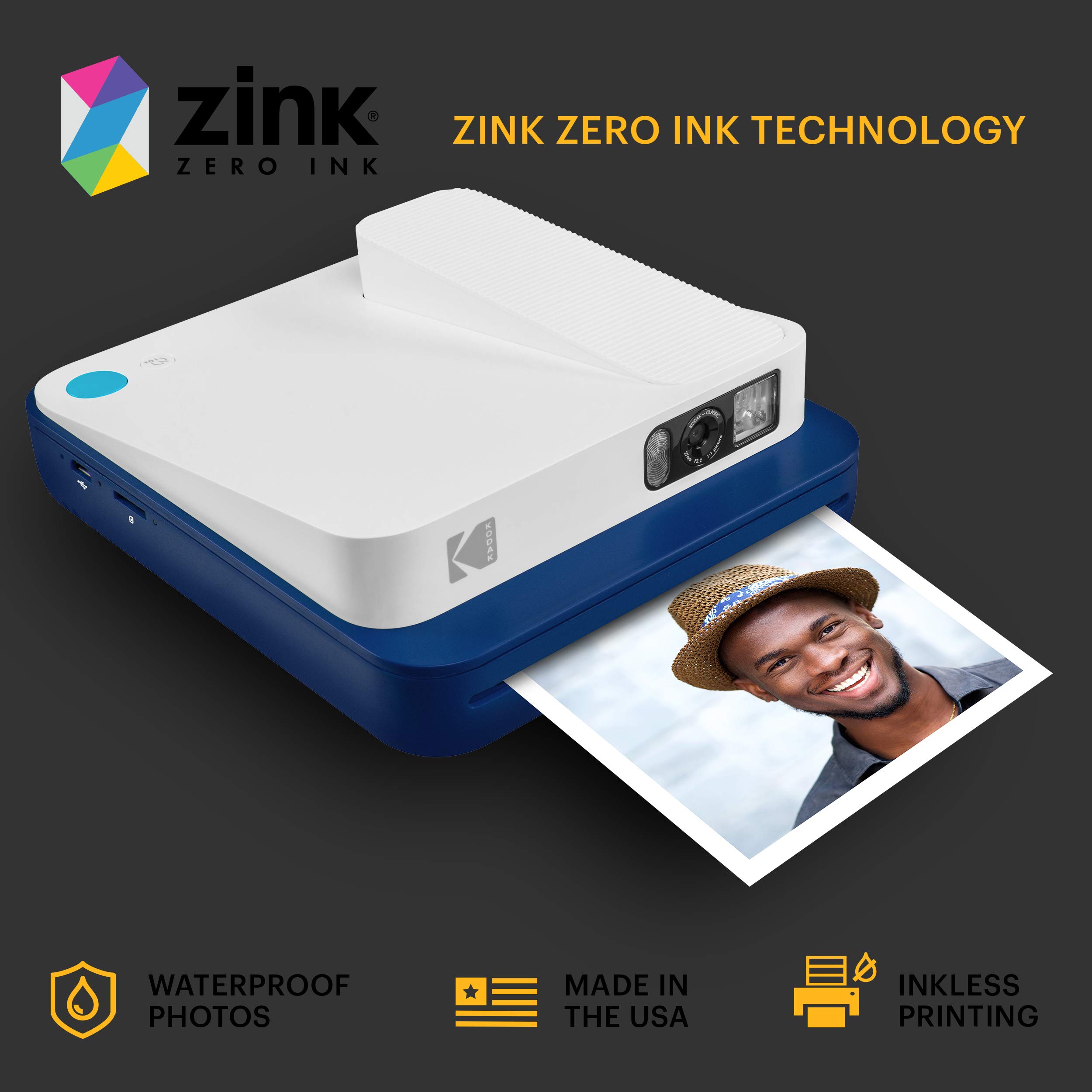 Foto 3 pulgar | Papel Fotográfico Zink Premium Zink Instant Print De Zink, 80 Hojas - Venta Internacional.