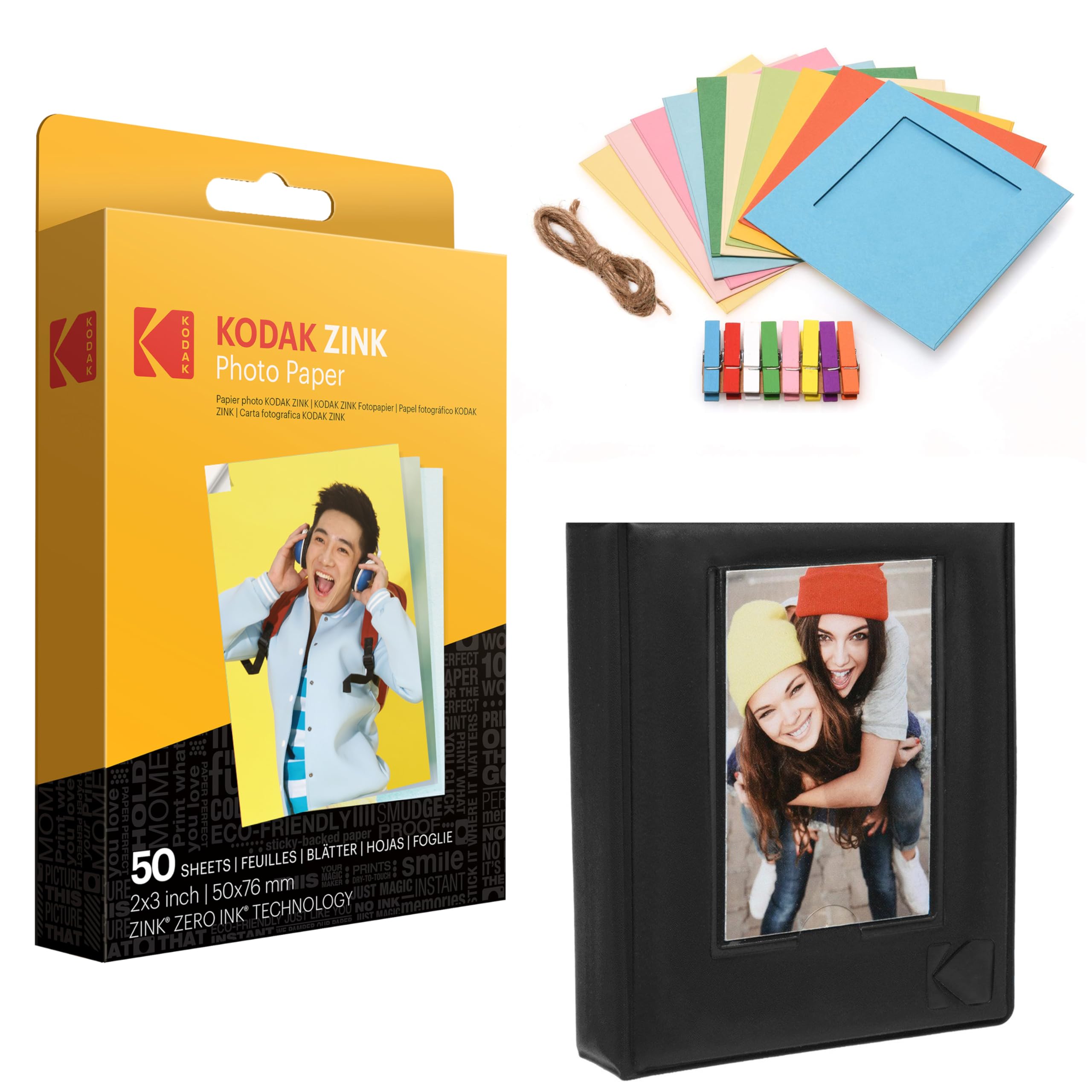 Papel Fotográfico + Marcos De Fotos + Álbum De Fotos Kodak Printomatic - Venta Internacional.