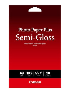 Foto 1 | Papel Fotográfico Canon Photo Paper Plus Semibrillante A5 (20 Hojas) - Venta Internacional.