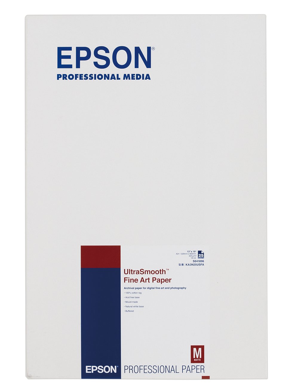 Foto 2 pulgar | Papel Artístico Epson Ultrasmooth 13 X 19 Pulgadas, 25 Hojas S041896 - Venta Internacional.