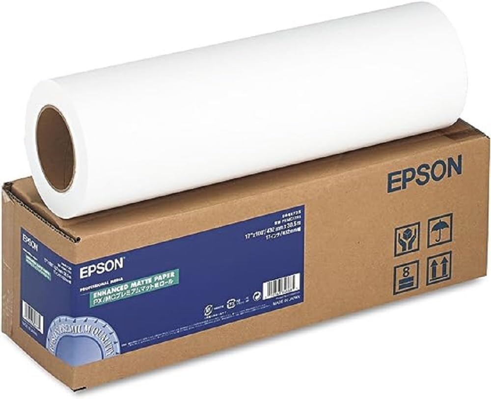Papel Fotográfico Epson Enhanced Matte, Rollo De 44 Pulgadas X 100 Pies - Venta Internacional.