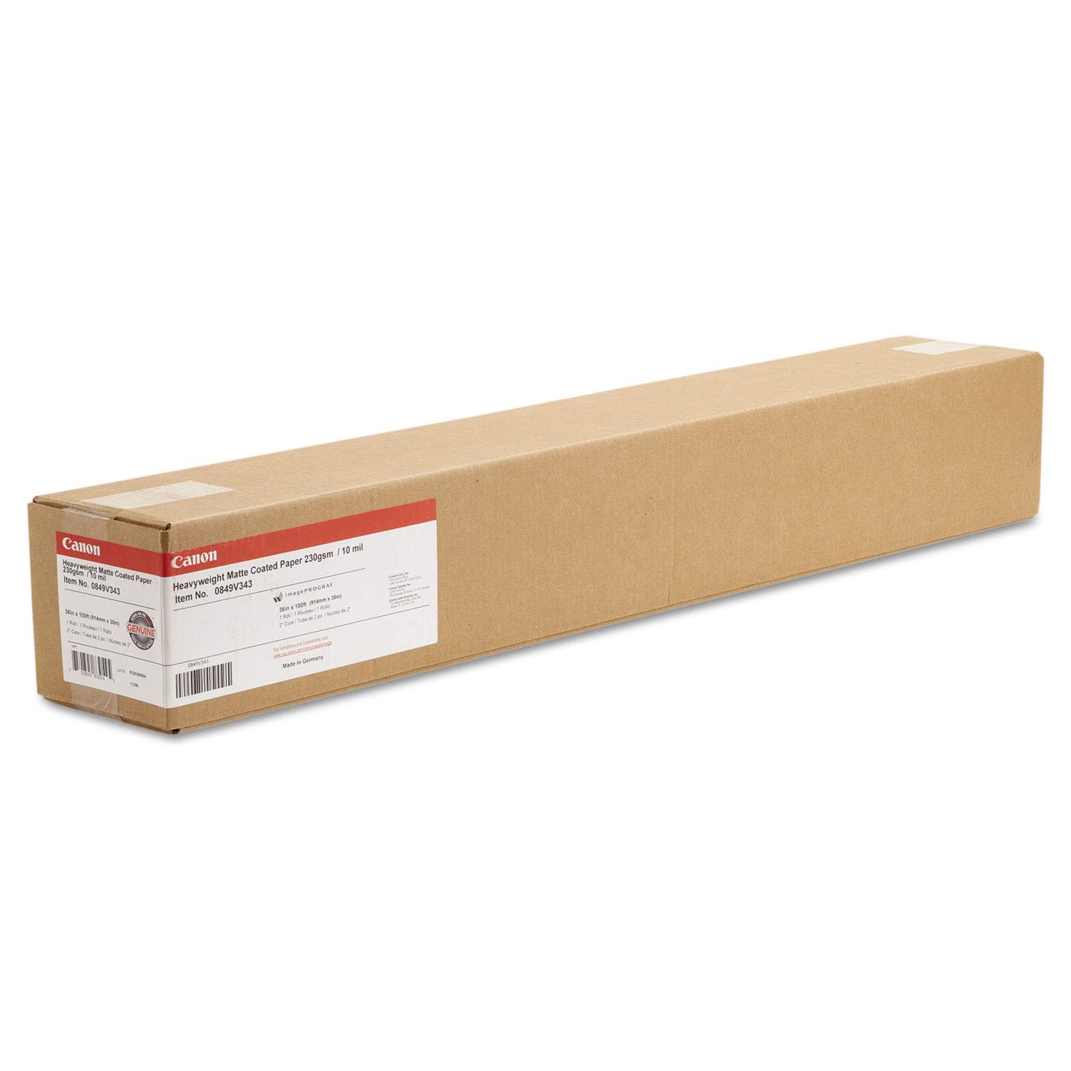 Foto 5 pulgar | Rollo De Papel Canon Con Revestimiento Mate Pesado De 36 Cm X 30 M - Venta Internacional.