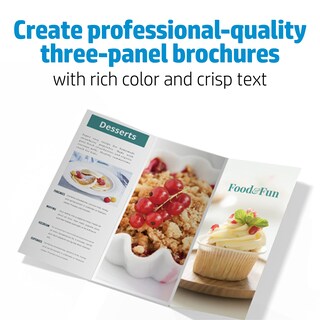 Foto 3 | Papel Hp Enhanced Trifold Business Glossy, 8.5 X 11 Pulgadas, 40 Libras - Venta Internacional.