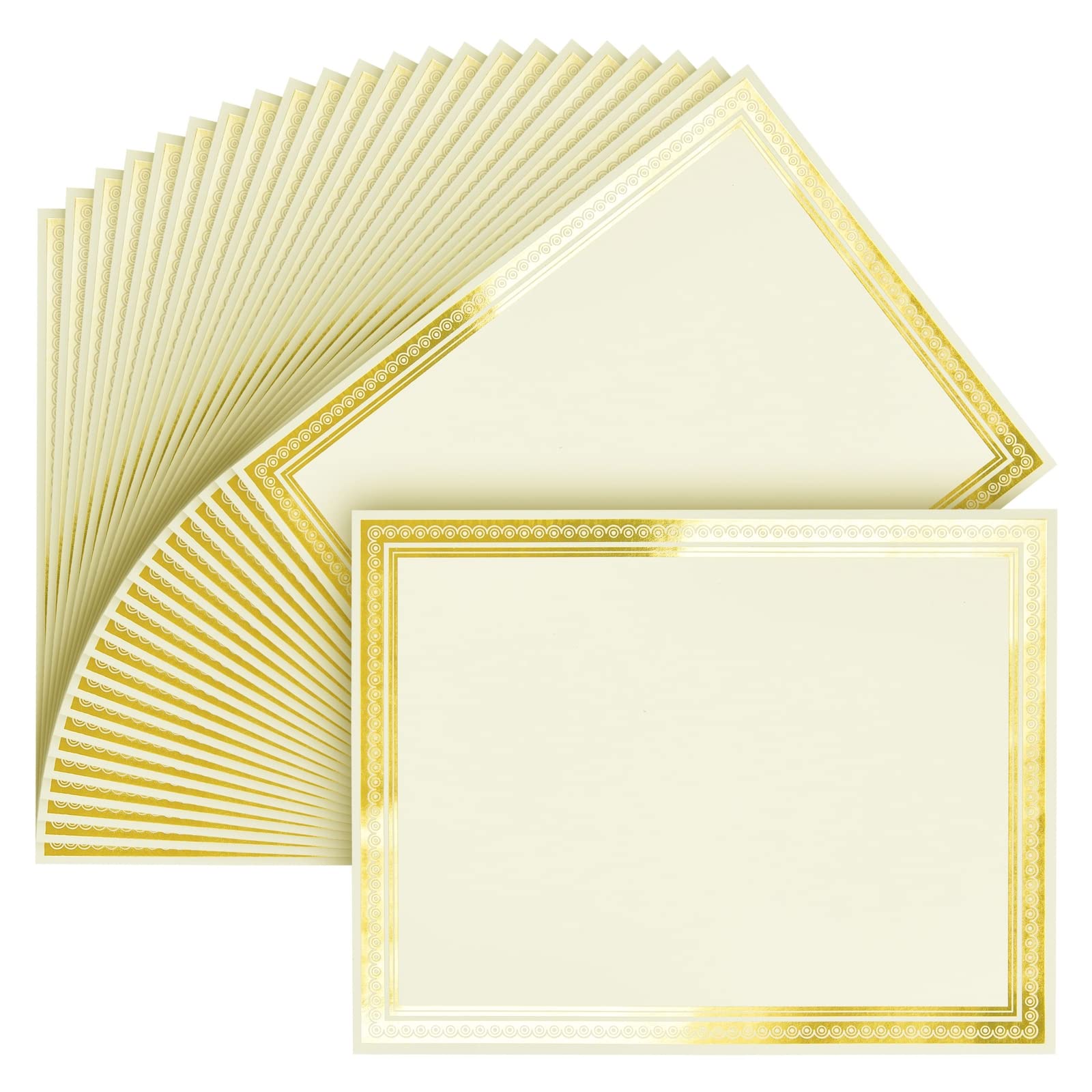 Foto 1 | Papel Certificado Sustainable Greetings, Lámina Dorada, 50 Hojas - Venta Internacional.