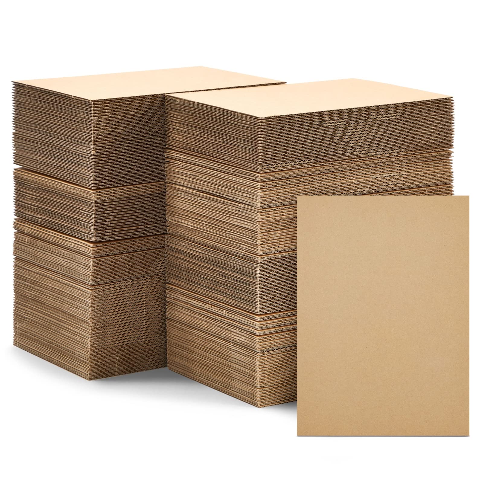Foto 1 | Láminas De Cartón Corrugado De 5 X 7 X 2 Mm De Grosor, Paquete De 200 - Venta Internacional.