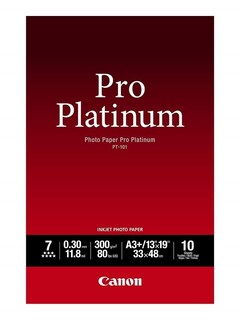 Foto 1 | Papel Fotográfico Canon 2768b018 Pro Platinum 13x19 Cm 10 Hojas - Venta Internacional.