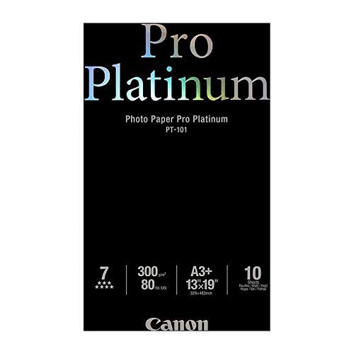 Foto 5 pulgar | Papel Fotográfico Canon 2768b018 Pro Platinum 13x19 Cm 10 Hojas - Venta Internacional.