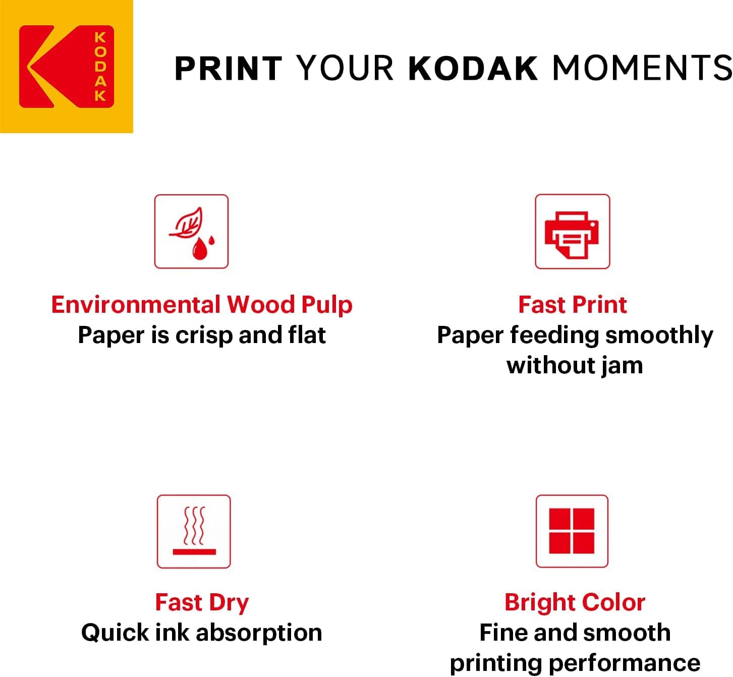 Foto 4 | Papel Fotográfico Kodak Vivid 8,5 X 11, 25 Hojas, 230 G/m2, 11,9 Mil - Venta Internacional.