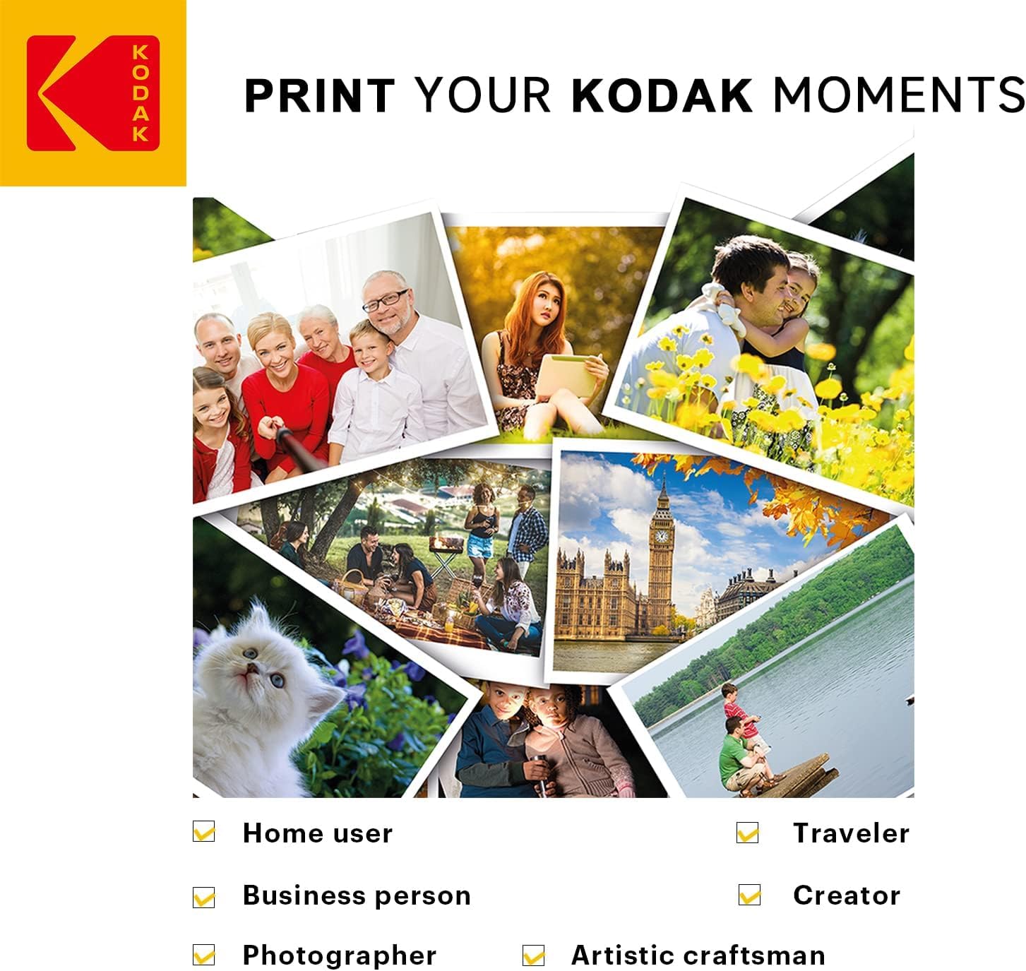 Foto 5 | Papel Fotográfico Kodak Vivid 8,5 X 11, 25 Hojas, 230 G/m2, 11,9 Mil - Venta Internacional.