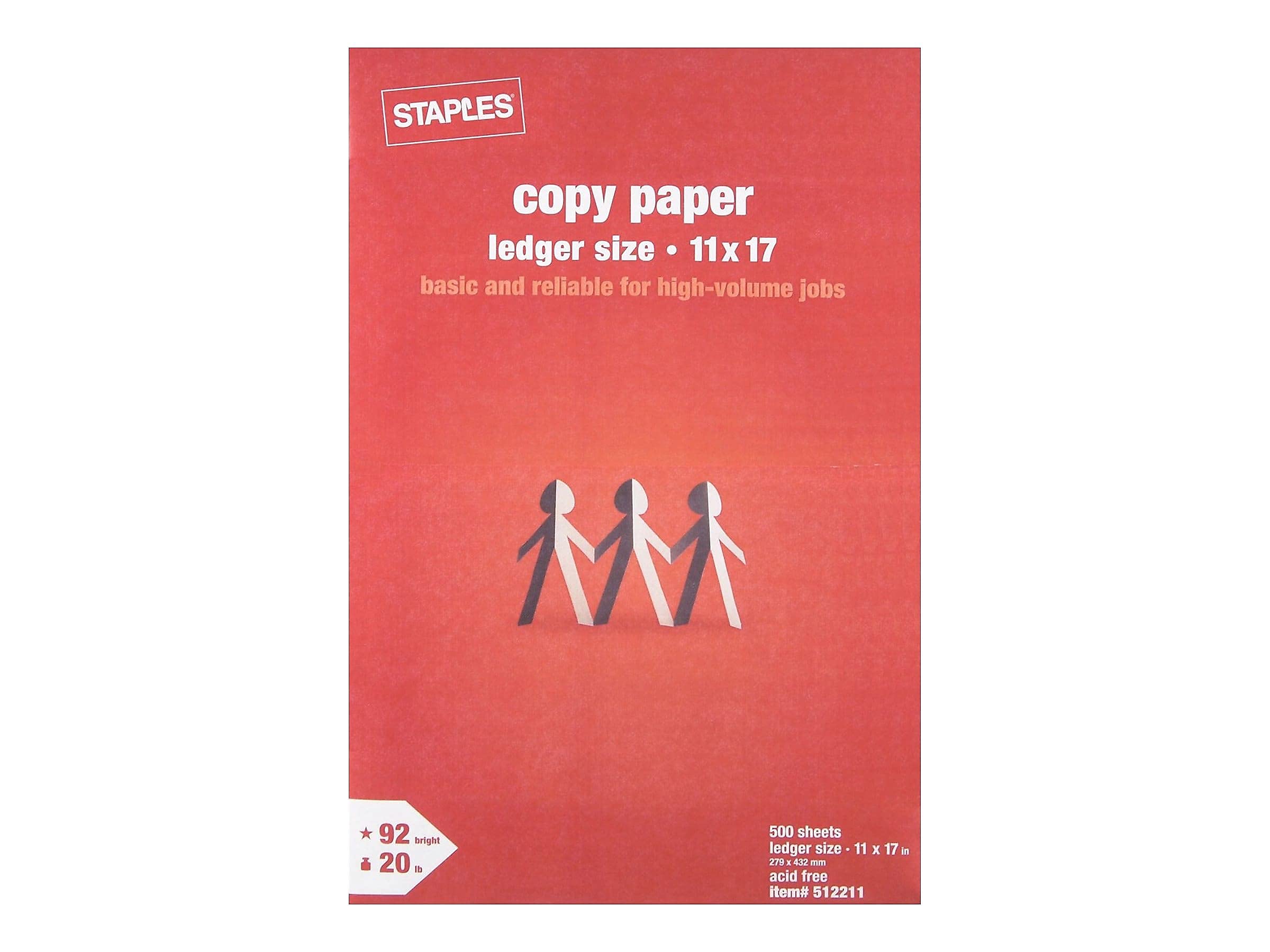 Foto 3 pulgar | Papel De Copia Staples 512211 11 X 17, 20 Libras, 92 Pulgadas, Brillo, 500 Hojas - Venta Internacional.