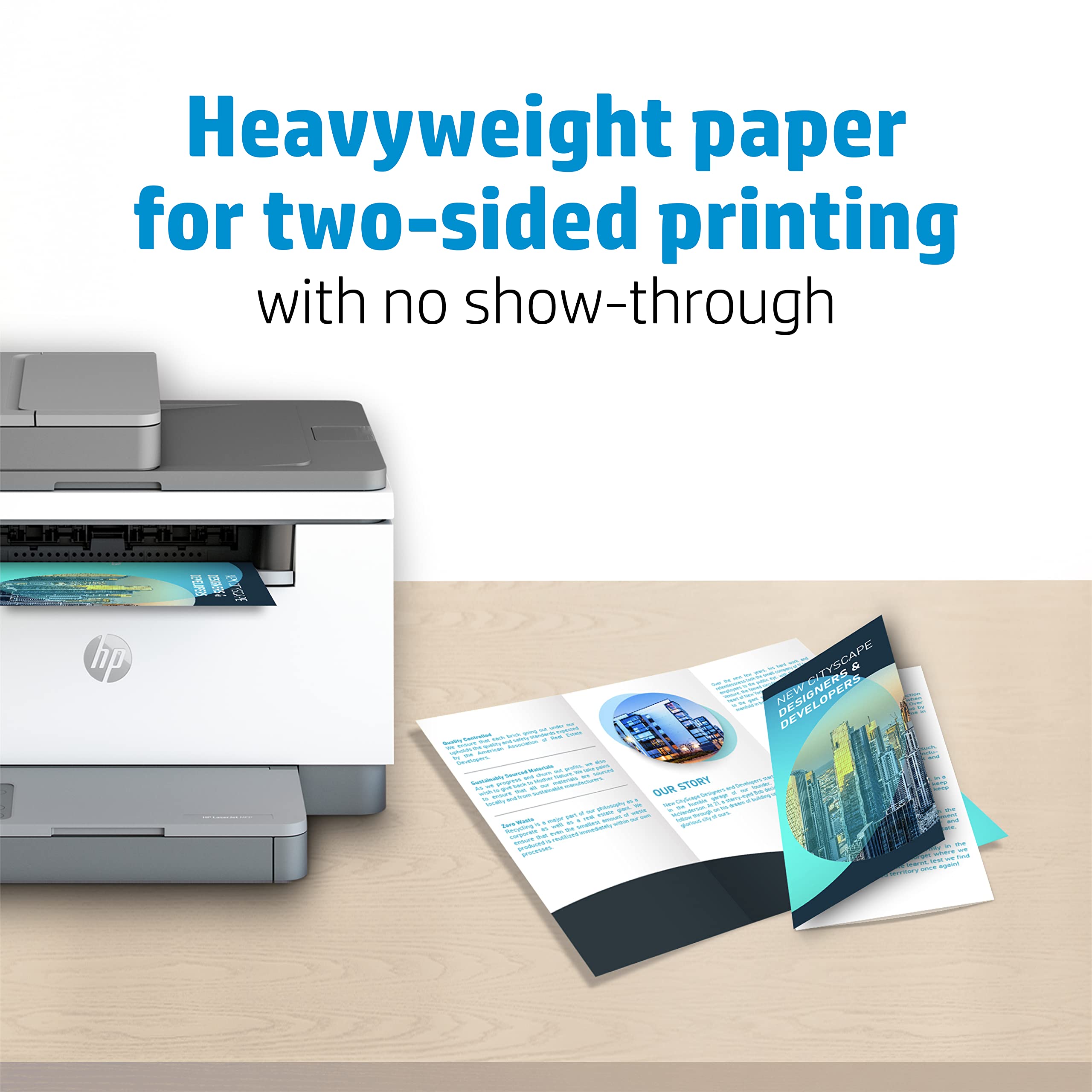 Foto 4 | Papel Empresarial Hp Professional, Triple Pliegue Brillante, 8.5 X 11 Pulgadas - Venta Internacional.