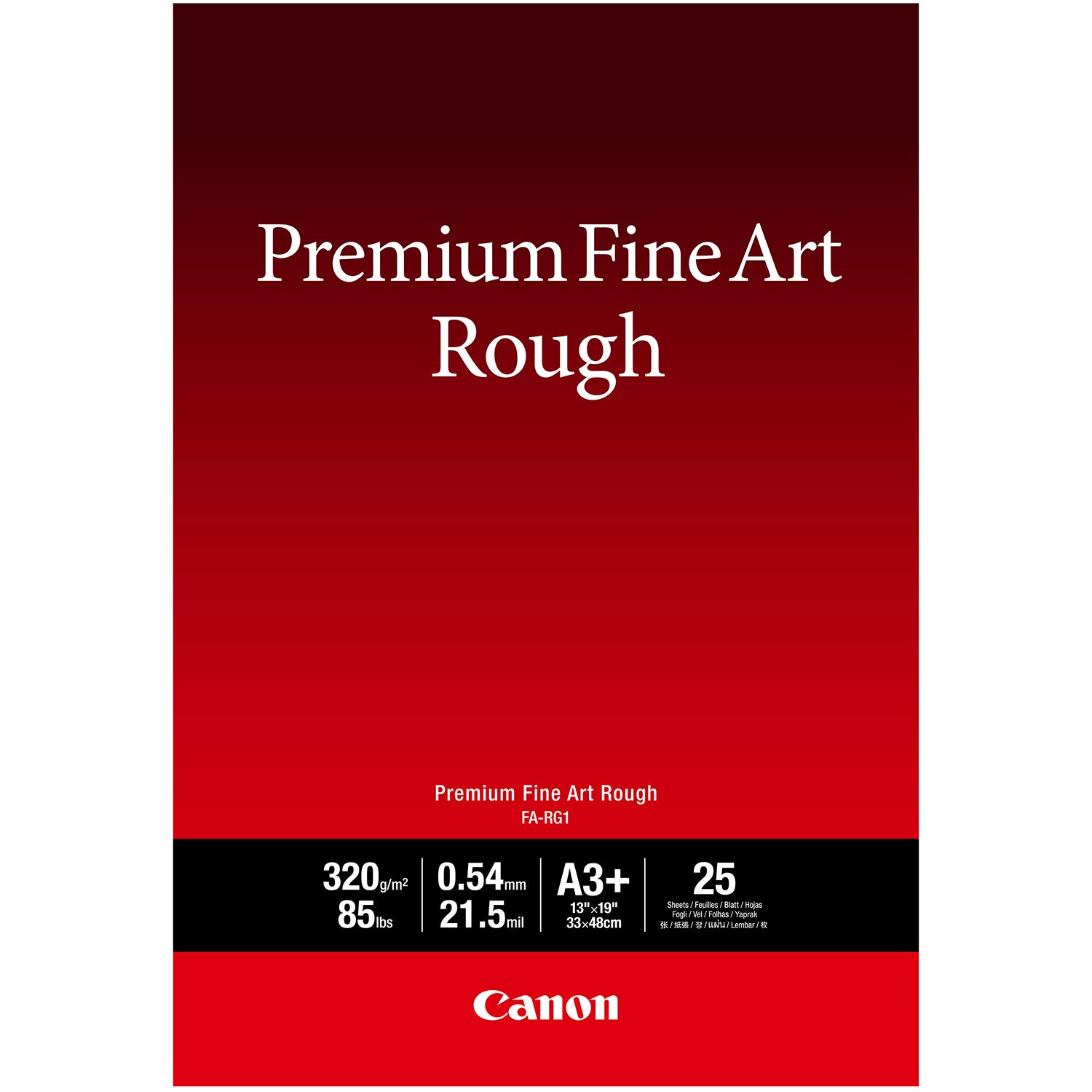 Foto 2 pulgar | Papel Canon Premium Fine Art Rough Fa-rg1, 13 X 19 Pulgadas, 25 Hojas - Venta Internacional.
