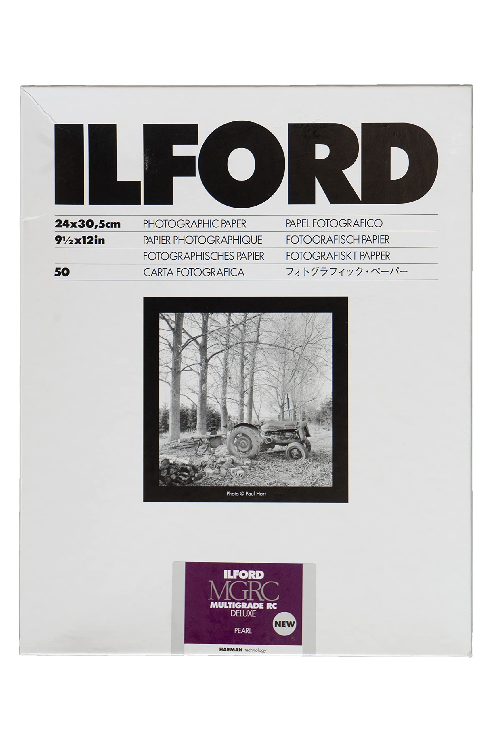 Papel Fotográfico Ilford Multigrade V Rc Deluxe Pearl, 190 G/m², 9,5 X 12 Cm - Venta Internacional.