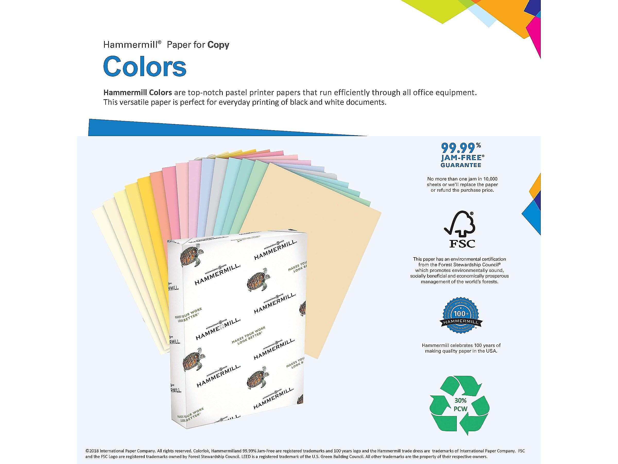 Foto 4 pulgar | Papel De Colores Hammermill 102194r, 20 Libras, Color Marfil, 11 X 17 (500 Hojas) - Venta Internacional.
