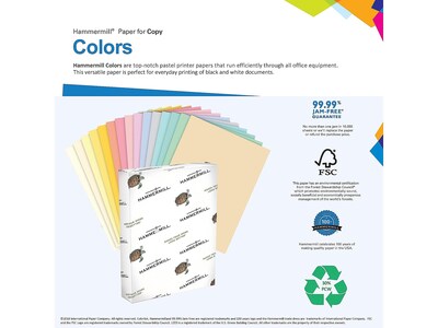 Foto 3 | Papel De Colores Hammermill 102194r, 20 Libras, Color Marfil, 11 X 17 (500 Hojas) - Venta Internacional.