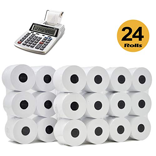 Foto 3 pulgar | Venta Internacional - 24 Rollos de Papel Cinta Blanco Calculadora 2 1/4 X 150 FT