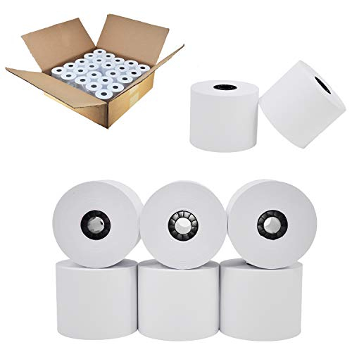 Foto 4 pulgar | Venta Internacional - 24 Rollos de Papel Cinta Blanco Calculadora 2 1/4 X 150 FT