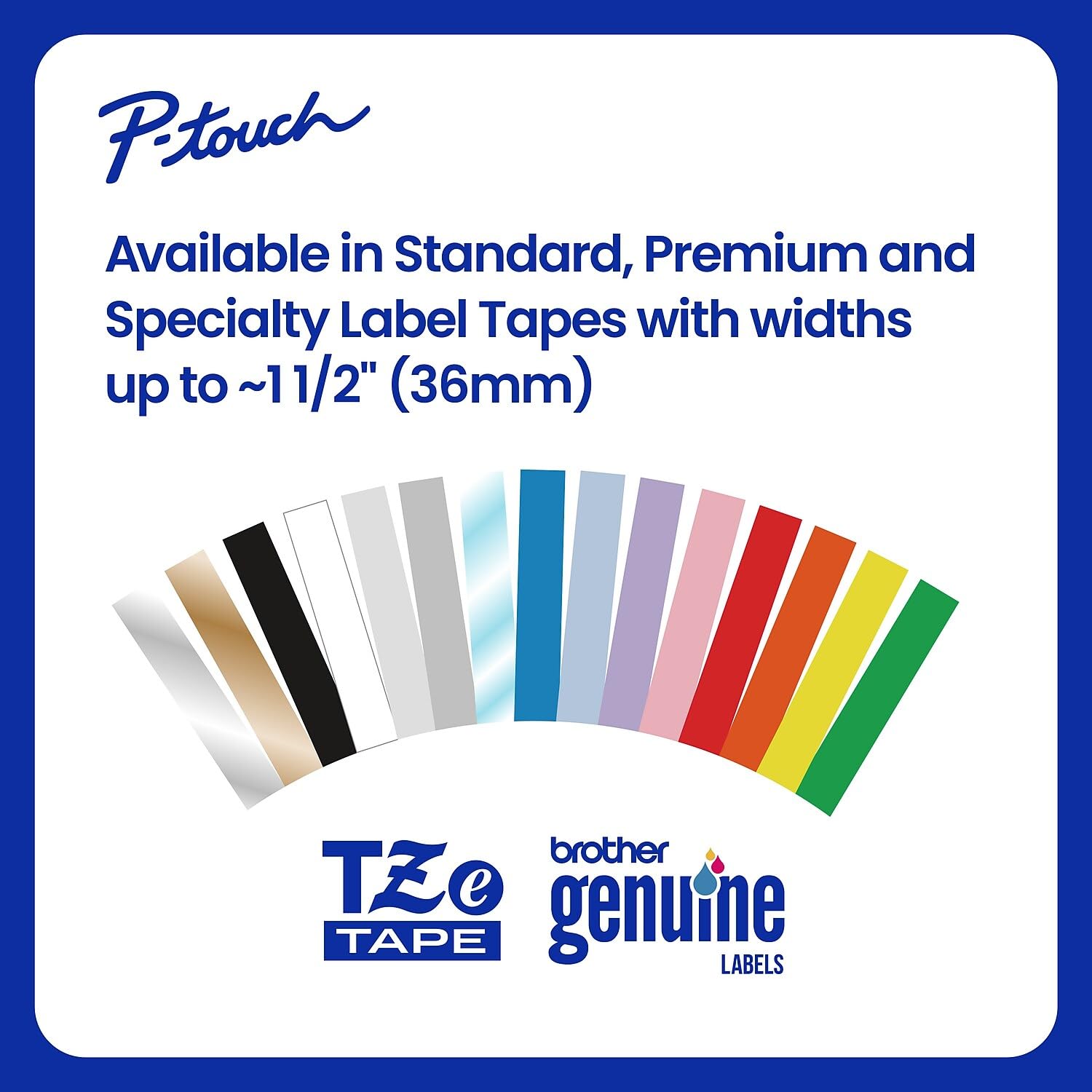 Foto 5 | Cinta Adhesiva Brother P-touch Tze-m355 Blanca Sobre Negro Mate 24 Mm - Venta Internacional.